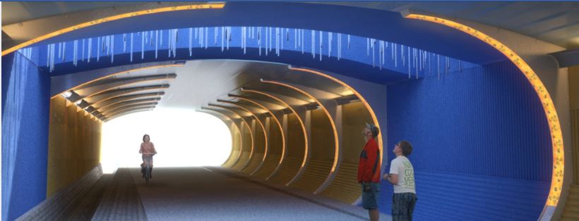 Santa Fe NM: Acequia Trail Underpass